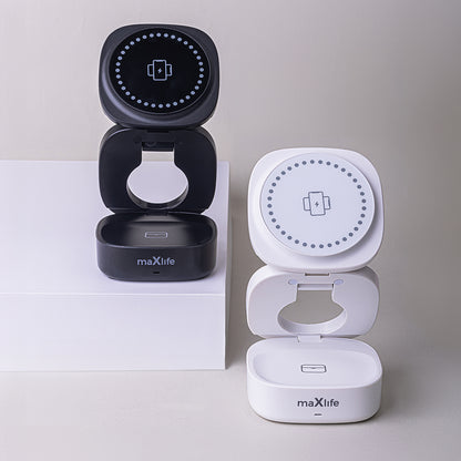 Trådlös Nätverksladdare MaXlife MXWC-06 3in1, 15W, 1.67A, Svart