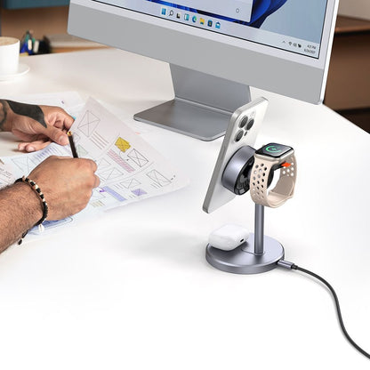 Trådlös nätverksladdare McDodo CH-2462 Swan 3in1, 22.5W, 1.67A, Svart