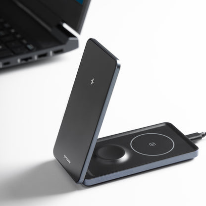 Trådlös Nätverksladdare Proove Metal Edge 3in1, 15W, 1.67A, Grå WSME15010003