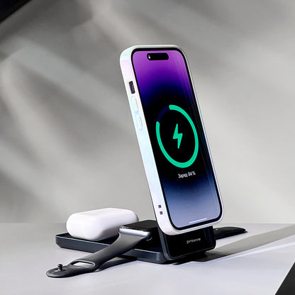 Trådlös Nätverksladdare Proove Metal Edge 3in1, 15W, 1.67A, Grå WSME15010003