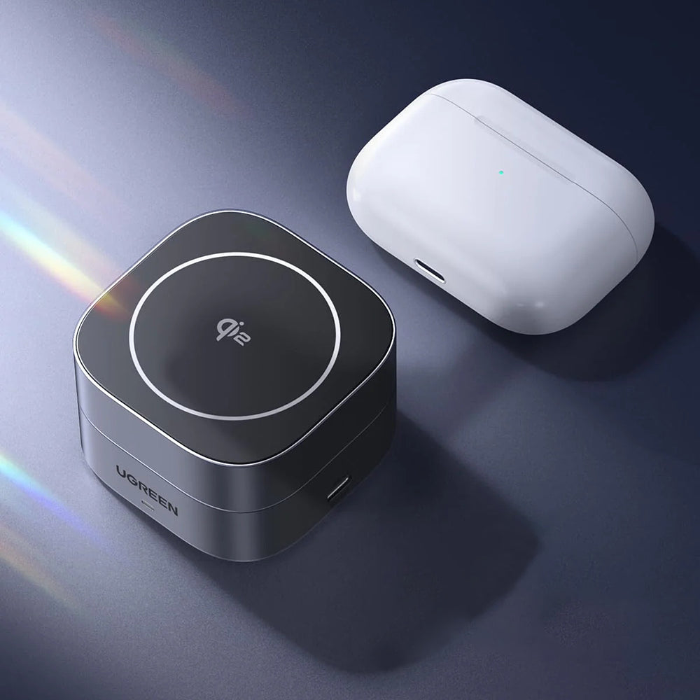 UGREEN W702 3in1 Trådlös Nätverksladdare, 20W, 1.67A, 1 x USB-C, Svart