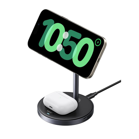 UGREEN W710 3in1 Trådlös Nätverksladdare, 20W, 1.67A, 1 x USB-C, Svart