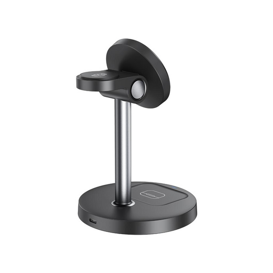 Trådlös nätverksladdare XO Design CX038 3in1, 15W, 1.67A, Svart