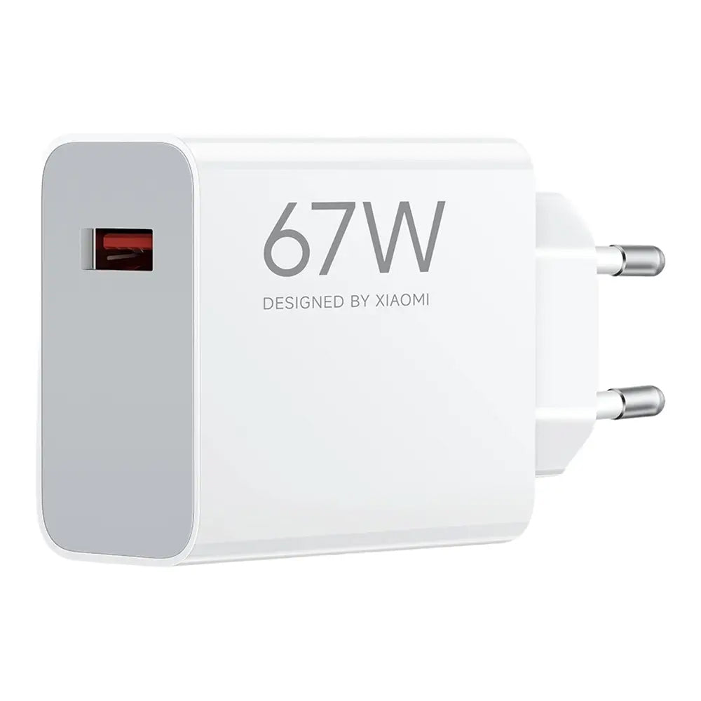 Xiaomi Nätadapter, 67W, 6.2A, 1 x USB-A, Vit BHR07SKEU