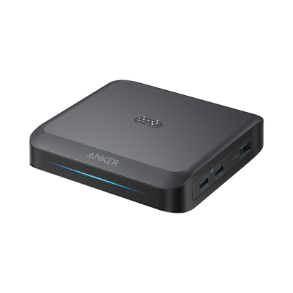 Anker laddningsstation för externa batterier Prime, 150W, 5A, 1 x Pogo Pin - 1 x USB-A - 2 x USB-C, Svart A1903G11