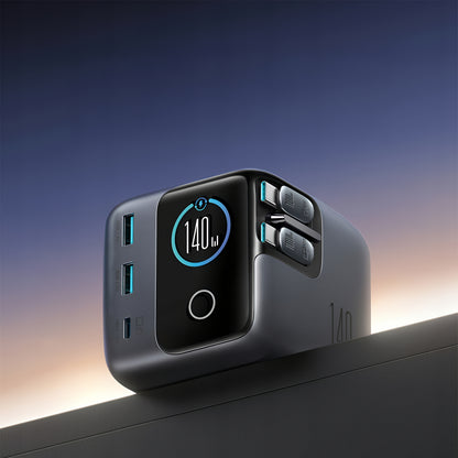 Laddstation med USB-C-kabel Joyroom Podix JR-TRD01, 140W, 1 x USB-C - 2 x USB-A, Grå