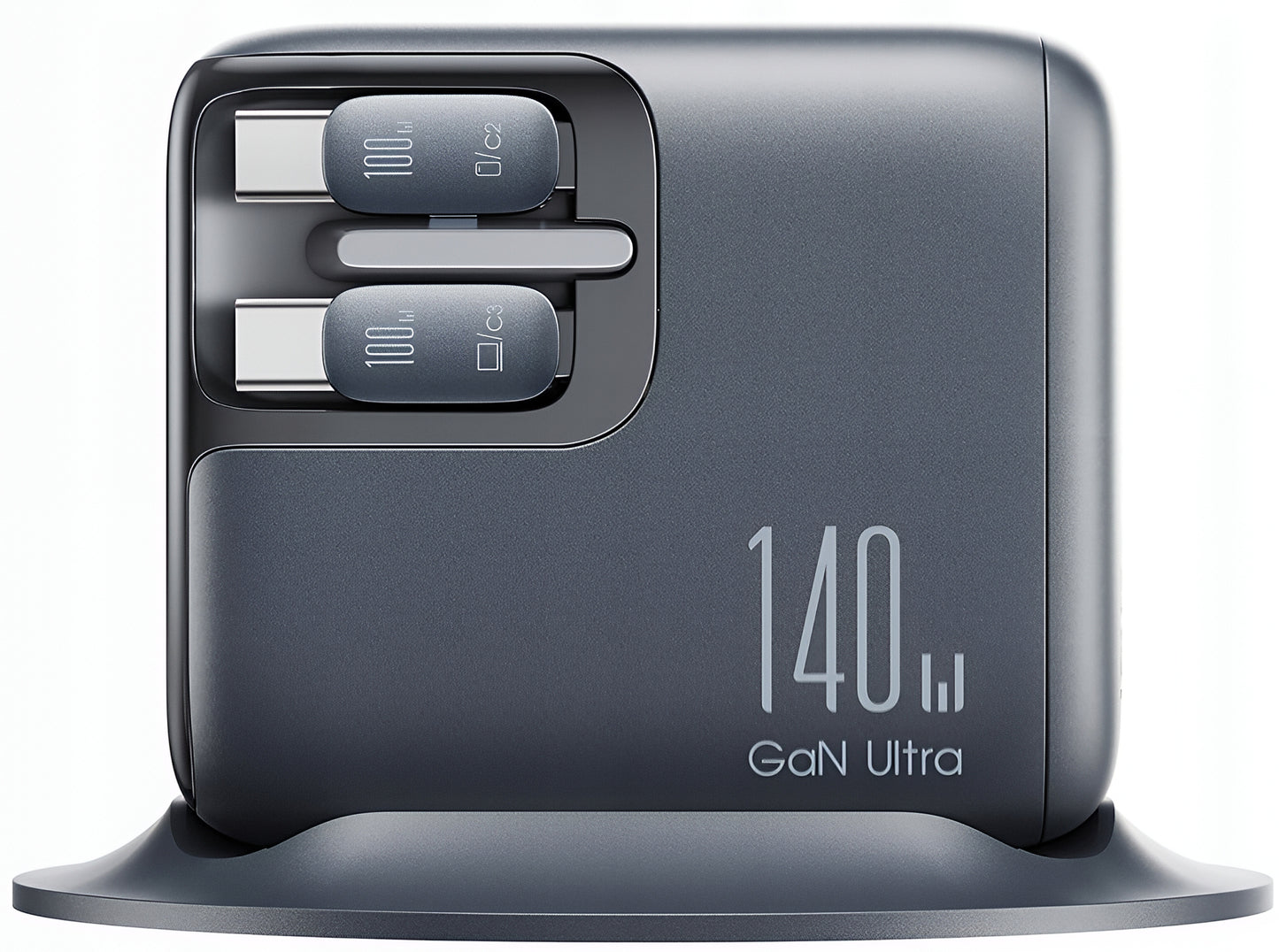 Laddstation med USB-C-kabel Joyroom Podix JR-TRD01, 140W, 1 x USB-C - 2 x USB-A, Grå