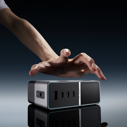 Laddstation Cuktech TA3005U, 300W, 1 x DC - 1 x USB-A - 3 x USB-C, Grå