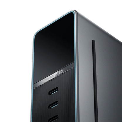 Laddstation Cuktech TA3005U, 300W, 1 x DC - 1 x USB-A - 3 x USB-C, Grå
