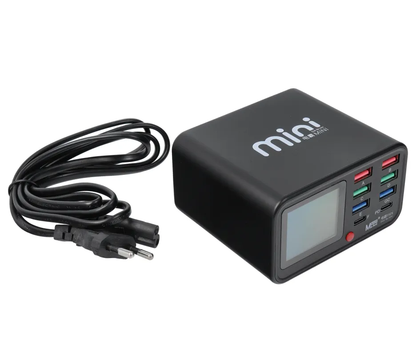 Laddstation MaAnt Dianba Mini, 75W, 2 x USB-C - 6 x USB-A, Svart