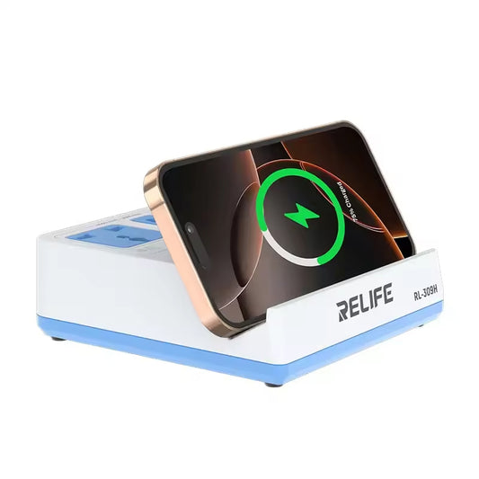 Relife RL-309H QI laddstation, 72W, 1 x USB-A - 3 x USB-C, Vit