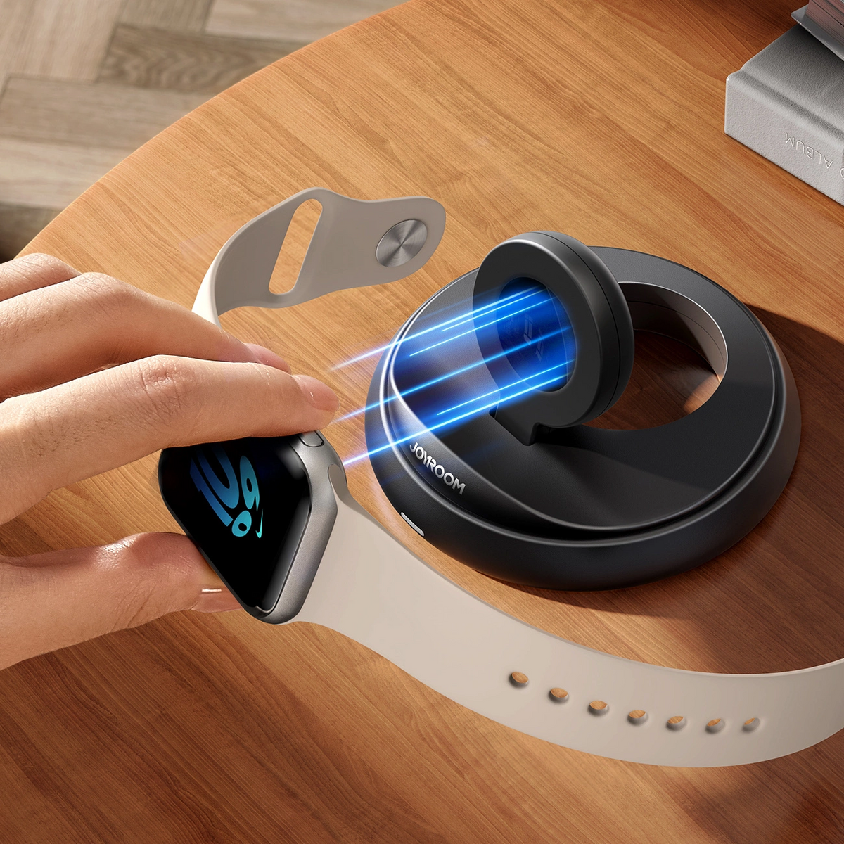 Trådlös laddare Joyroom JR-W12 för Apple Watch Series, svart