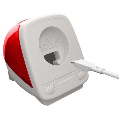 Spigen C1 Classic stöd för trådlös laddare Apple Watch Series, Röd