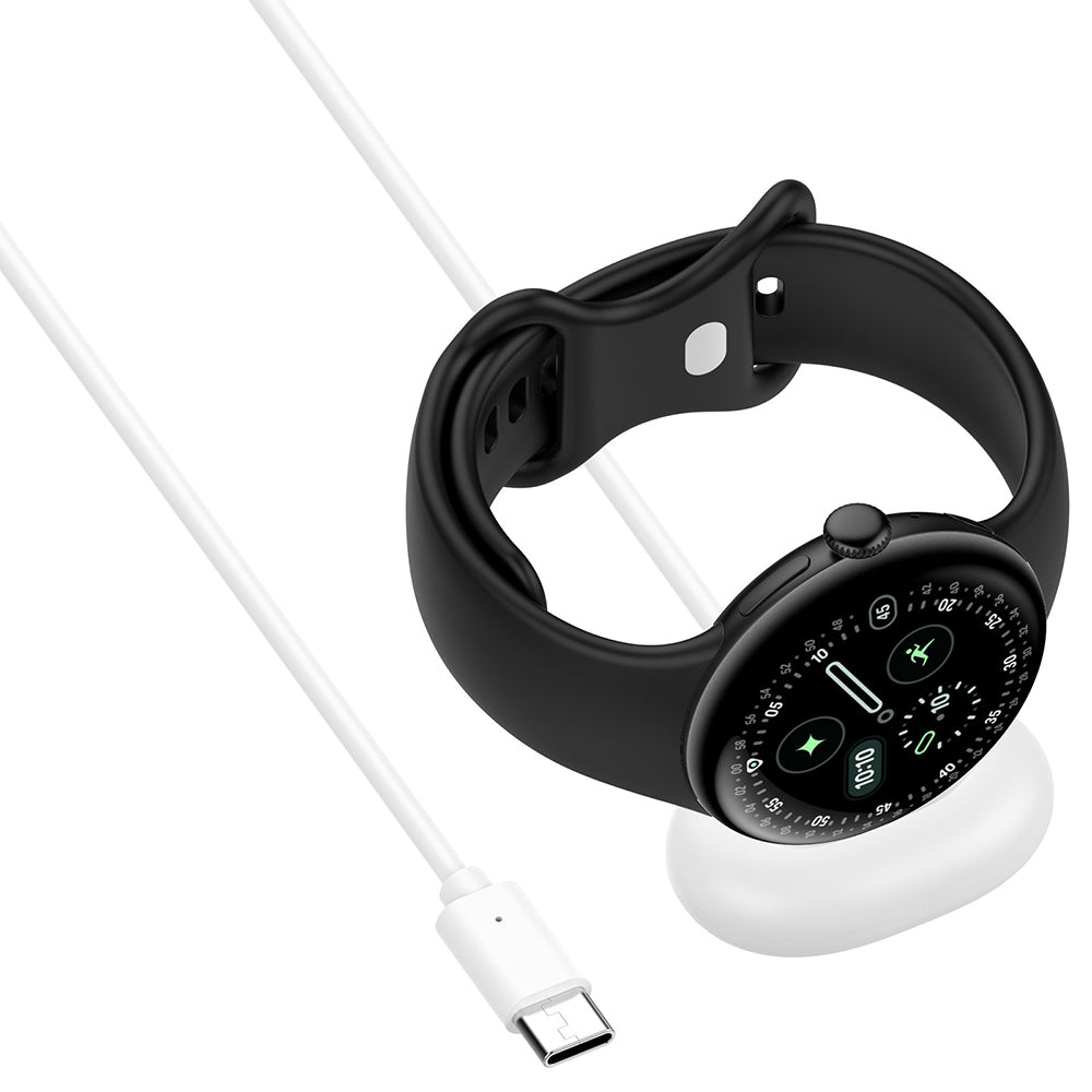Trådlös laddare Techsuit THPX för Google Pixel Watch 4 Series, Vit
