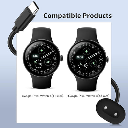 Trådlös laddare Techsuit THPX för Google Pixel Watch 4 Series, Vit