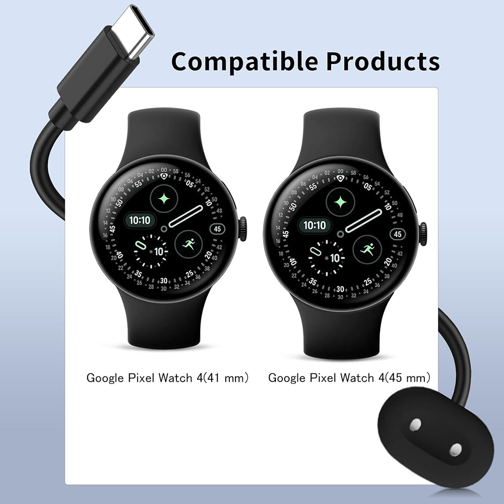 Techsuit THPX Wireless Charger for Google Pixel Watch 4 Series, Black