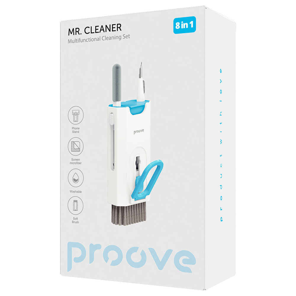 Rengöringsverktyg Proove Mr.Cleaner, 8in1, Vit