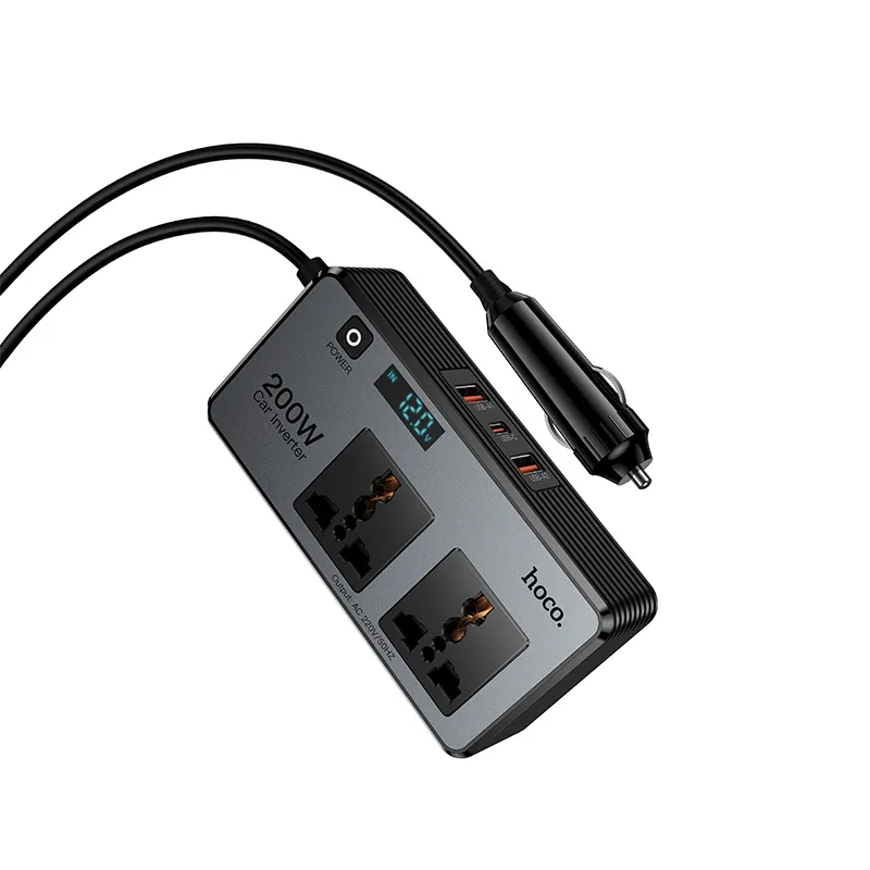 Bilomvandlare HOCO Z66, 200W