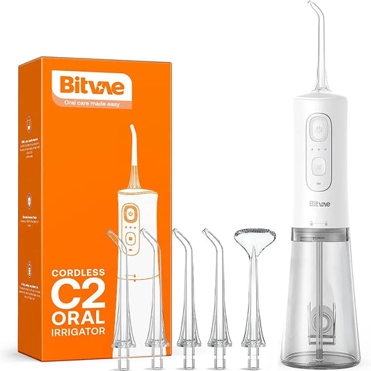 Bitvae C2 munvattenflosser, vit