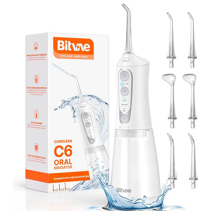 Bitvae C6 muniringsirrigator, vit
