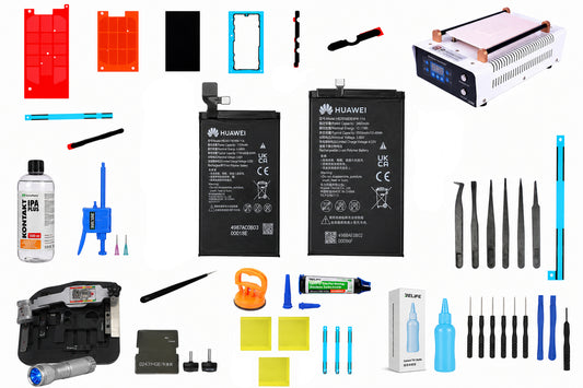 Batterikit HB2856B3EWW-11A + HB245179EWW-11A för Huawei Mate X7 Service Pack och dedikerade serviceverktyg