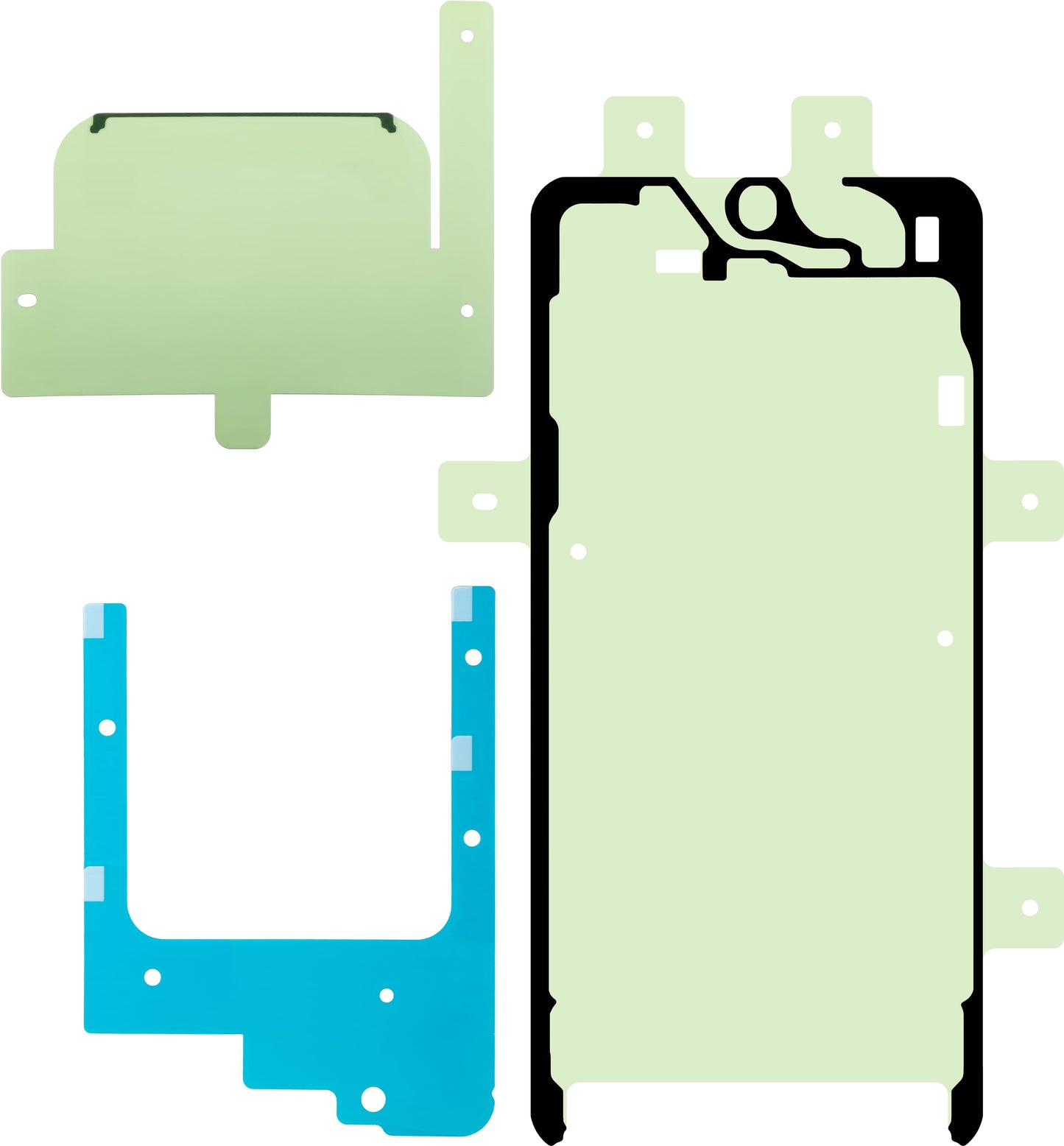 Kit för Displaylim Samsung Galaxy S24 S921, Servicepaket GH82-33295A