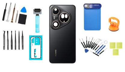 Kit Batterilock Huawei Pura 80 Ultra Golden Black Service Pack och Dedikerade Serviceverktyg