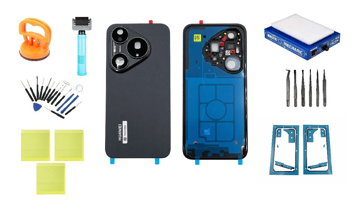 Huawei Pura 90s Pro Mulberry Black Service Pack-batterilucka med särskilda serviceverktyg