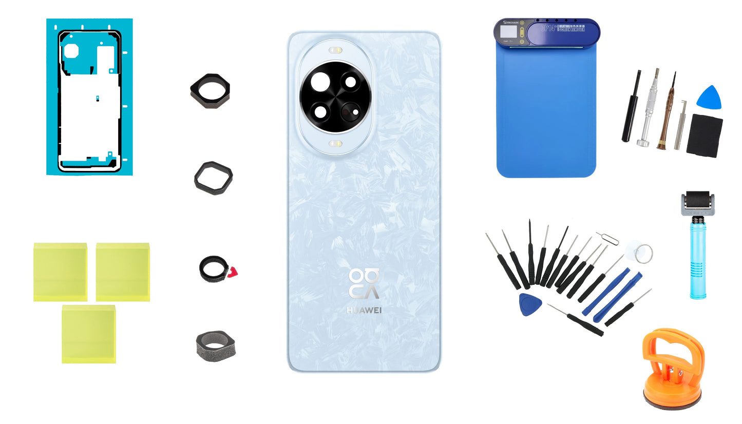 Kit Batterilock Huawei nova 14 Pro Crystal Blue Service Pack och Dedikerade Serviceverktyg