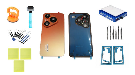 Batterilockssats Huawei Pura 90s Pro Orange Soda Service Pack och specialverktyg för service
