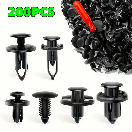 OEM Bilklämmor / Clips Kit, 200in1