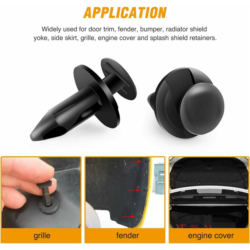 OEM Bilklämmor / Clips Kit, 200in1
