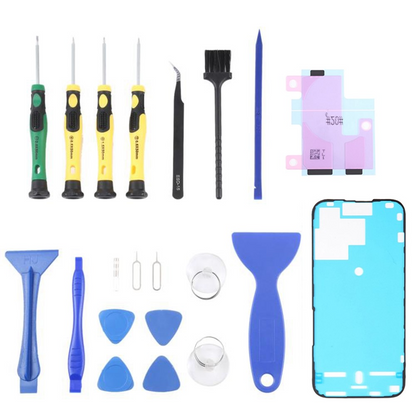 Jiafa JF-8182 reparationskit för batteribyte Apple iPhone 15 Pro, 21in1