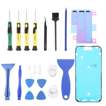 Jiafa JF-8182 reparationskit för batteribyte till Apple iPhone 16 Pro Max, 21in1