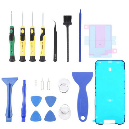 Jiafa JF-8182 reparationskit för batteribyte Apple iPhone 17 Pro Max, 21in1