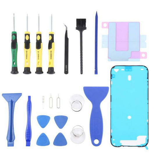 Jiafa JF-8182 reparationskit för batteribyte Apple iPhone 17 Pro, 21in1