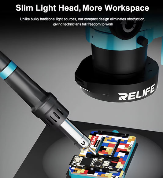 Relife RL-033E lampa för mikroskop, svart