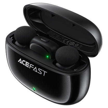 Lavaliermikrofon Acefast R2, USB-C, Set med 2 stycken, Svart