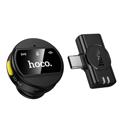 Lavaliermikrofon HOCO L21, USB-C, Svart