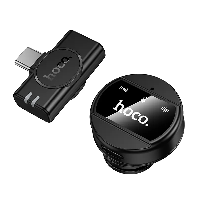 Lavaliermikrofon HOCO L21, USB-C, Svart