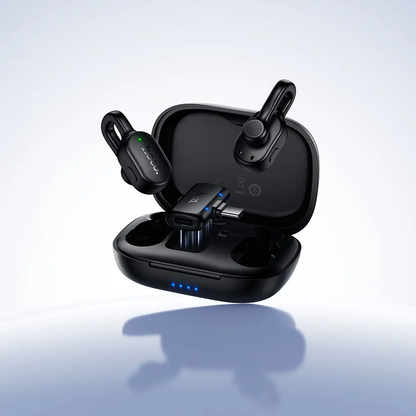 Lavaliermikrofon HOCO L27, USB-C, Set om 2 stycken, Svart