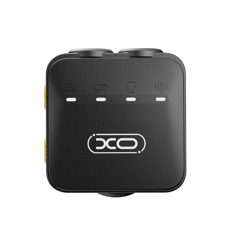Lavaliermikrofon XO Design MC15 Dual, USB-C / Lightning, Set om 2 stycken, Svart