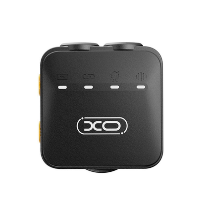 Lavaliermikrofon XO Design MC15 Dual, USB-C / Lightning, Set om 2 stycken, Svart
