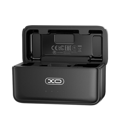 Lavaliermikrofon XO Design MC15 Dual, USB-C / Lightning, Set om 2 stycken, Svart