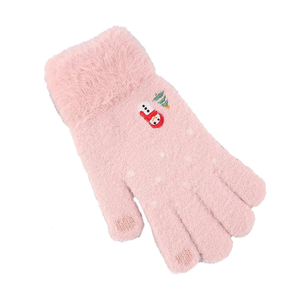 Vintervantar med pekfunktion för dam Techsuit ST0011, Storlek 17cm, Rosa