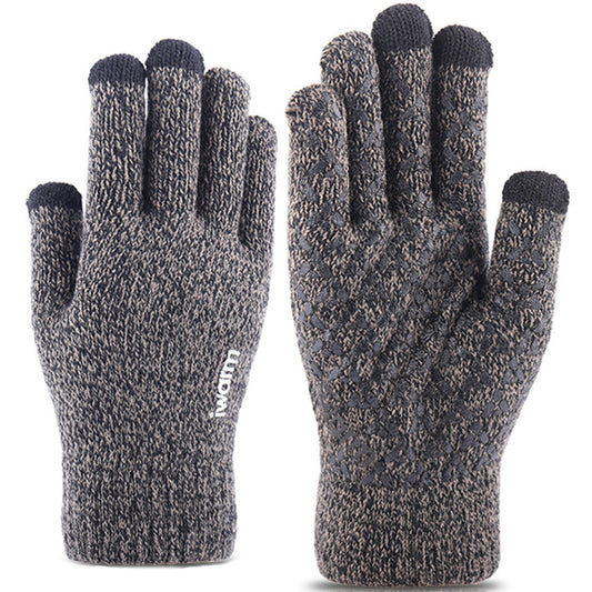 Iwarm ST0005 Taktile Vinterhandskar, Storlek 21cm, Grå