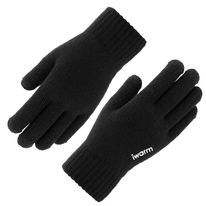 Iwarm ST0005 Taktile Vinterhandskar, Storlek 21 cm, Svarta