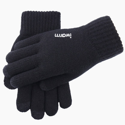 Iwarm ST0005 Taktile Vinterhandskar, Storlek 21 cm, Svarta