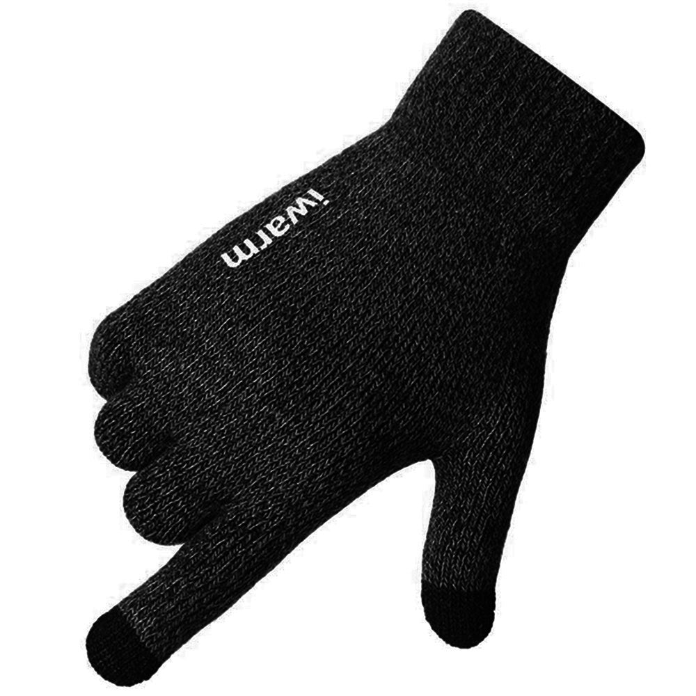 Iwarm ST0005 Taktile Vinterhandskar, Storlek 21 cm, Svarta