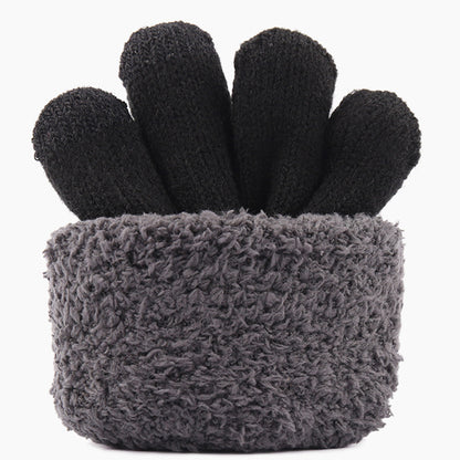 Iwarm ST0005 Taktile Vinterhandskar, Storlek 21 cm, Svarta